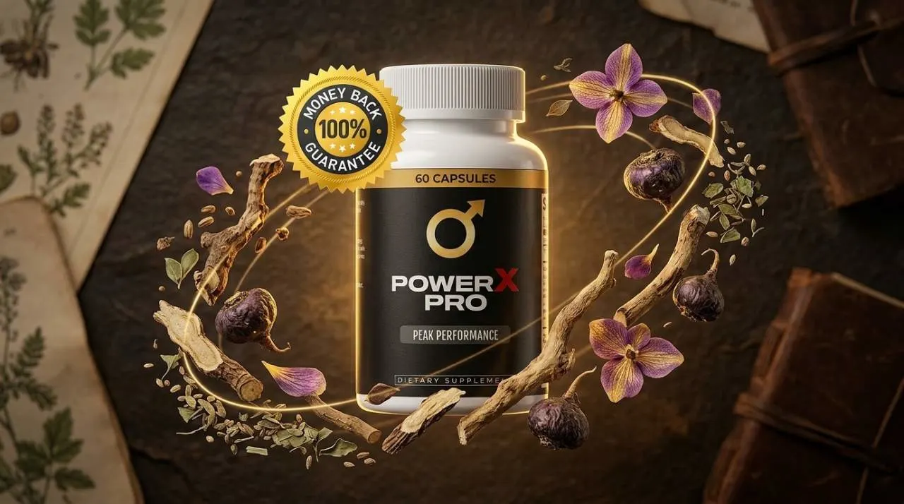 PowerX Pro — 7-Ingredient Natural Prostate Health and Male Performance Supplement 60 Capsules